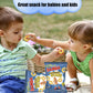 Osem Bamba Peanut Butter Corn Puffs Snacks - All Natural - 4oz Bags (2 Pack)