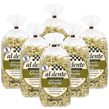 Al Dente Garlic Parsley Fettuccine, 12-Ounce Bag (Pack of 6)