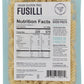 Gluten-Free Pasta, Fusilli, Fresh Brown Rice Pasta Cooks in Just 3 Minutes by Taste Republic, 9oz