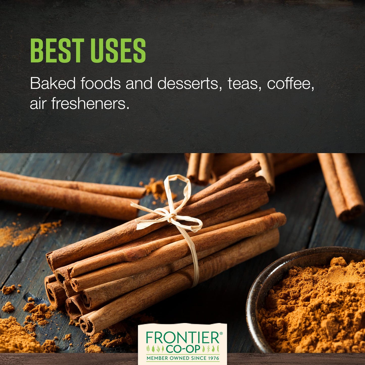 Frontier Co-op Organic Ground Vietnamese Cinnamon 5.11oz