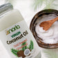 Noria Cold Pressed Virgin Coconut Oil, Unrefined, 32 Fl oz Glass Jar - Natural Health & Beauty Essential
