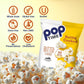Poptime Kettle Cooked Popcorn - Butter, 4.75Oz Bags (Pack Of 12), Non-Gmo, Gluten Free, Dairy Free, Kosher, Whole Grain, Low Cho