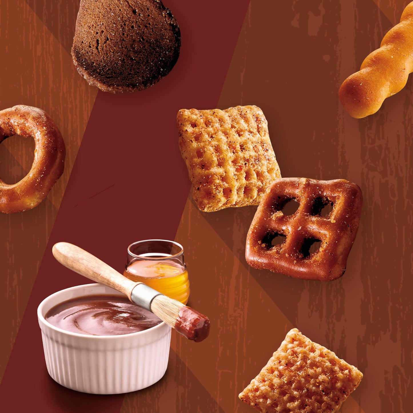 Chex Mix Honey BBQ, 3.75 Oz (Pack of 8)