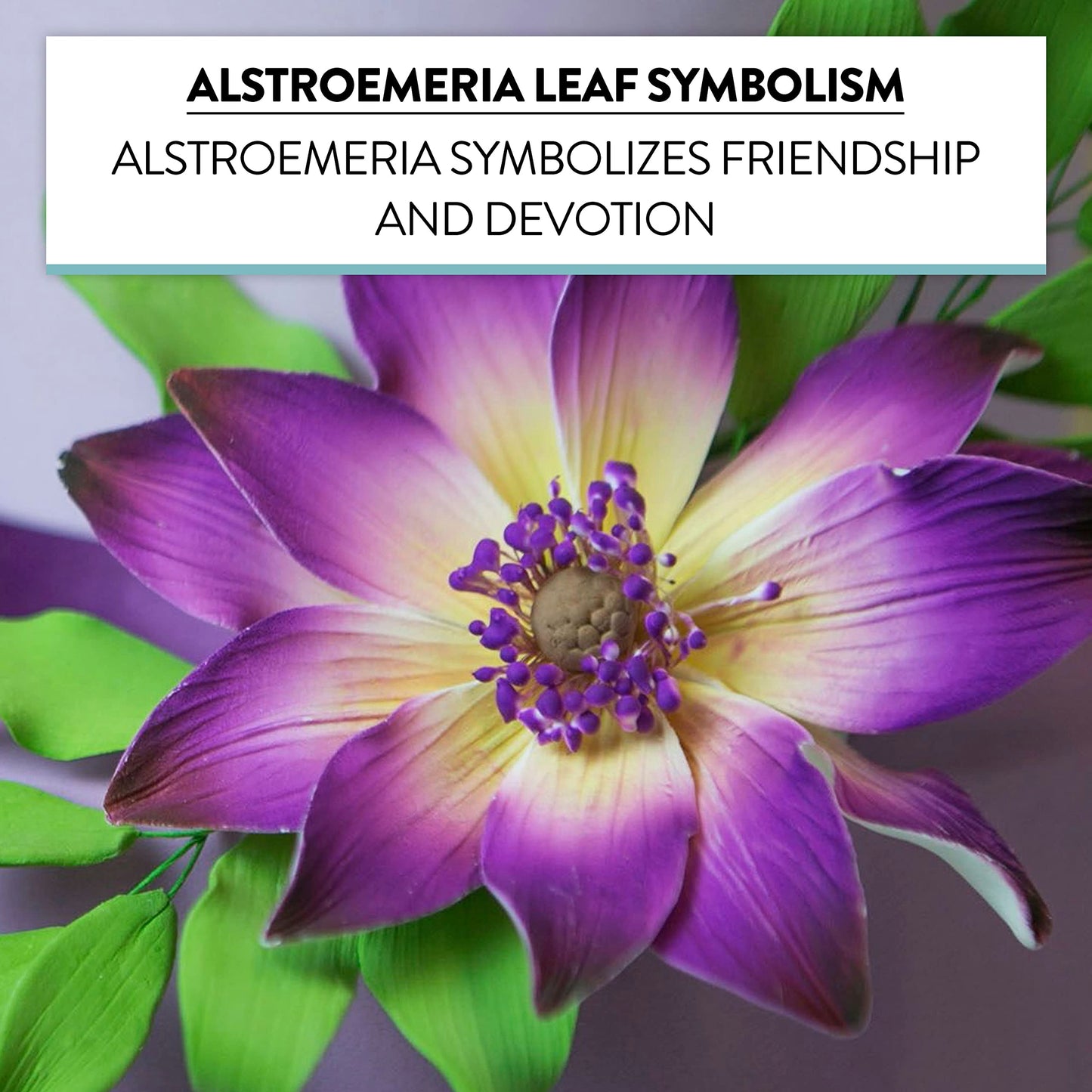 Global Sugar Art Alstroemeria Leaf Sugar Cake Flower Sprays, 4 Count by Chef Alan Tetreault