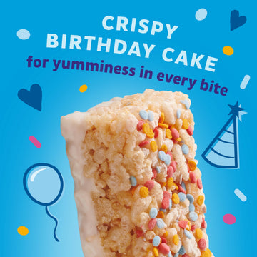 Annies Birthday Cake Crispy Snack Bars, Gluten Free, 5 Bars, 3.9 oz