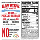 Bay View Smoked Pickled Polish Sausage, No Msg, Gluten Free, No Soy, 0G Sugar, 9G Protein, Hardwood Smoked, Mouthwatering Pickled Snack (8Oz, Red Hot)
