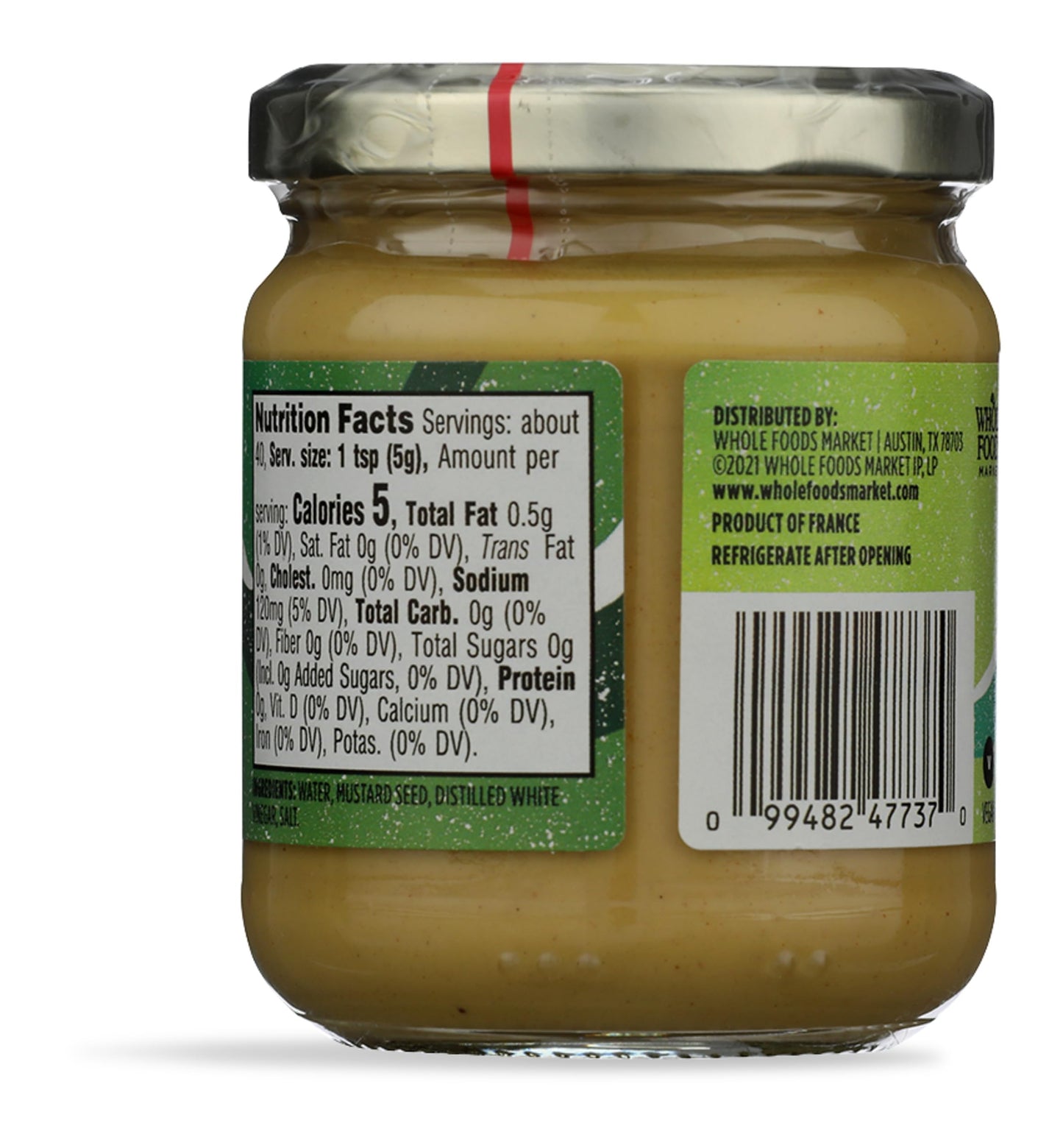 Whole Foods Market, Traditional Dijon Mustard, 7.06 Ounce