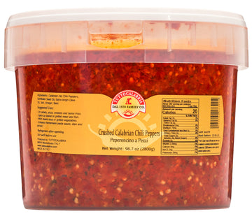 TUTTOCALABRIA Bulk Tutto Calabria Crushed Calabrian Chili Peppers 2.8 kg (98.7 oz)