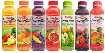 OKF Smoothie Multi Vitamin Drink Variety Pack, 20 Count, 16.9 Fluid Ounce, 7 Flavors
