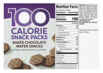 Bentons 100 Calorie Baked Wafer Snack Packs (1 Box, Chocolate)