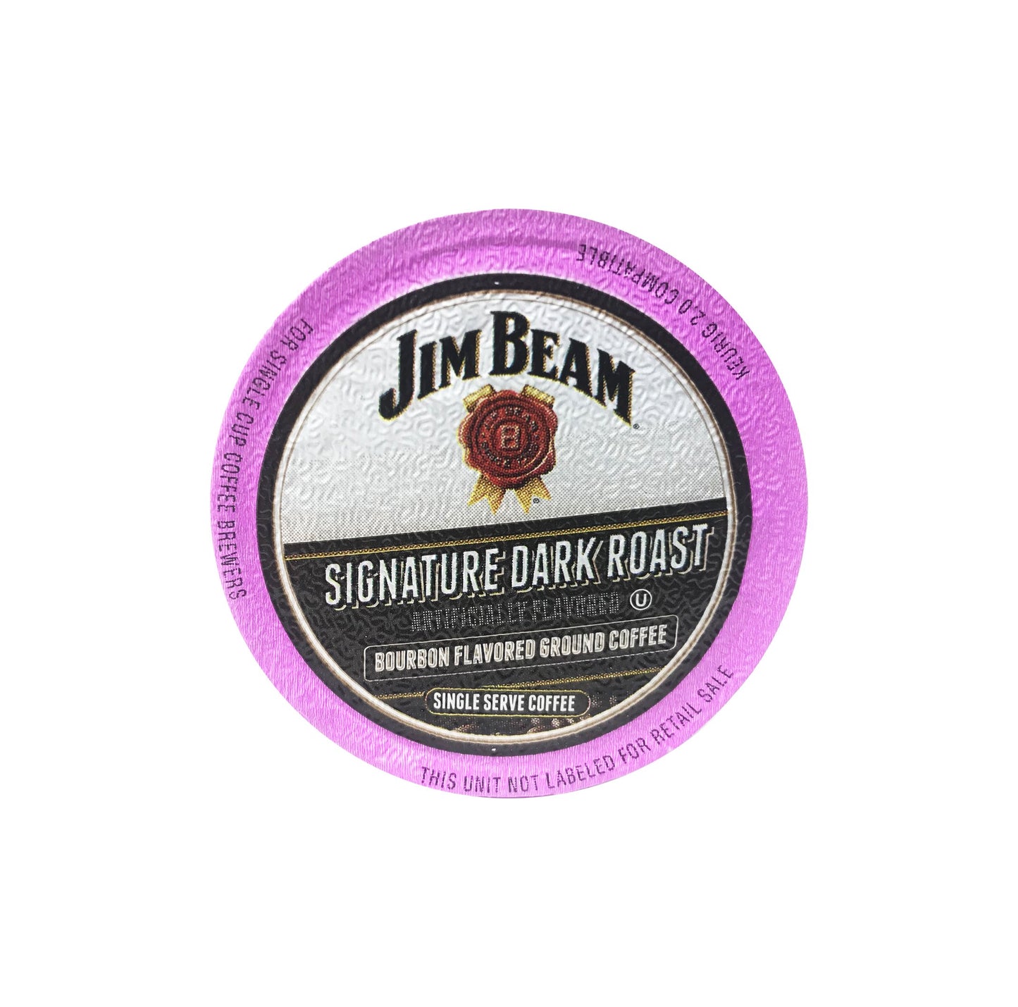 Jim Beam Bourbon Flavored Coffee Pods, 18 Cups, Keurig 2.0 Compatible, Brown