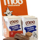 Moo Chocolates All Natural Milk Chocolate Mini Bars with Graham Cracker 0.7 oz, 14 ct (Pack of 1) | 100 Calorie Snacks for On-th