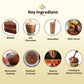 Cocoläat Dutch Cocoa Powder, Culinary Grade, 10/12% Cocoa Butter, 12 oz, Brown
