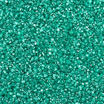 Fancy Sprinkles Emerald Green Fancy Sugar Pearlescent, Sparkly Sugar Crystals (8 Oz)