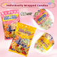Lucky Boys Fruit Slices Candy Bulk 1 lb Variety Pack - Individually Wrapped Fruity Flavors for Treat Bags, Office, Reception