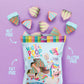 Sophiepops & Gumdrops Rainbow Marshmallow Candy, Non-Fat, Gluten Free, 12-Pack, 3.53oz