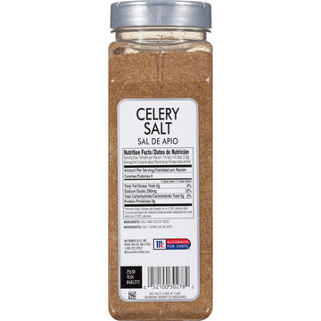 McCormick Culinary Celery Salt, 30 oz - One 30 Ounce Container of Celery Salt Seasoning for Creating Soups, Stews, Marinades, Sa