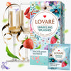 LOVARE Sparkling Splashes Tea Bags 48 g - Made in Ukraine - Classic Black and Sencha Green Flavored Tea Blend - Tea Bags Individ
