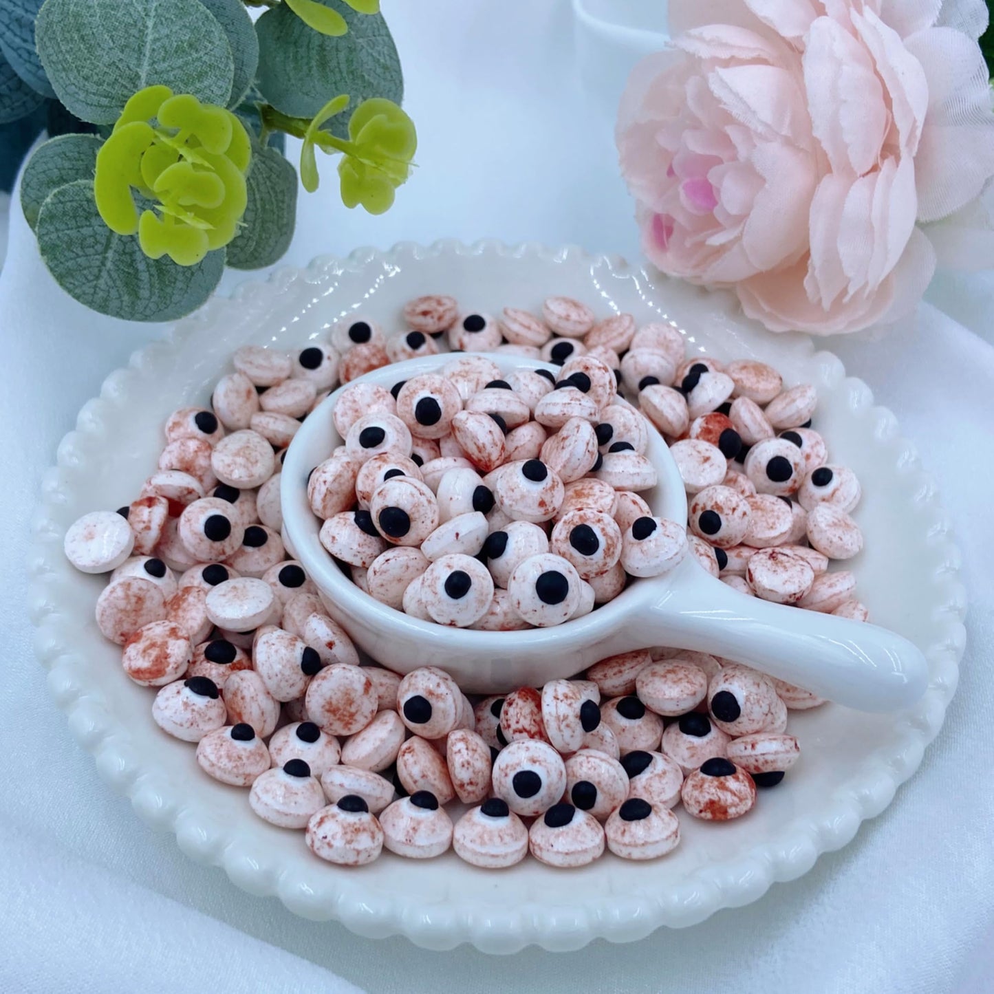 Littlestar Eyeballs Sugar Sprinkles - Edible Candy Eyeballs 4 Ounce, Halloween Sprinkles For Cupcake Toppers, Ice Cream, Candy,