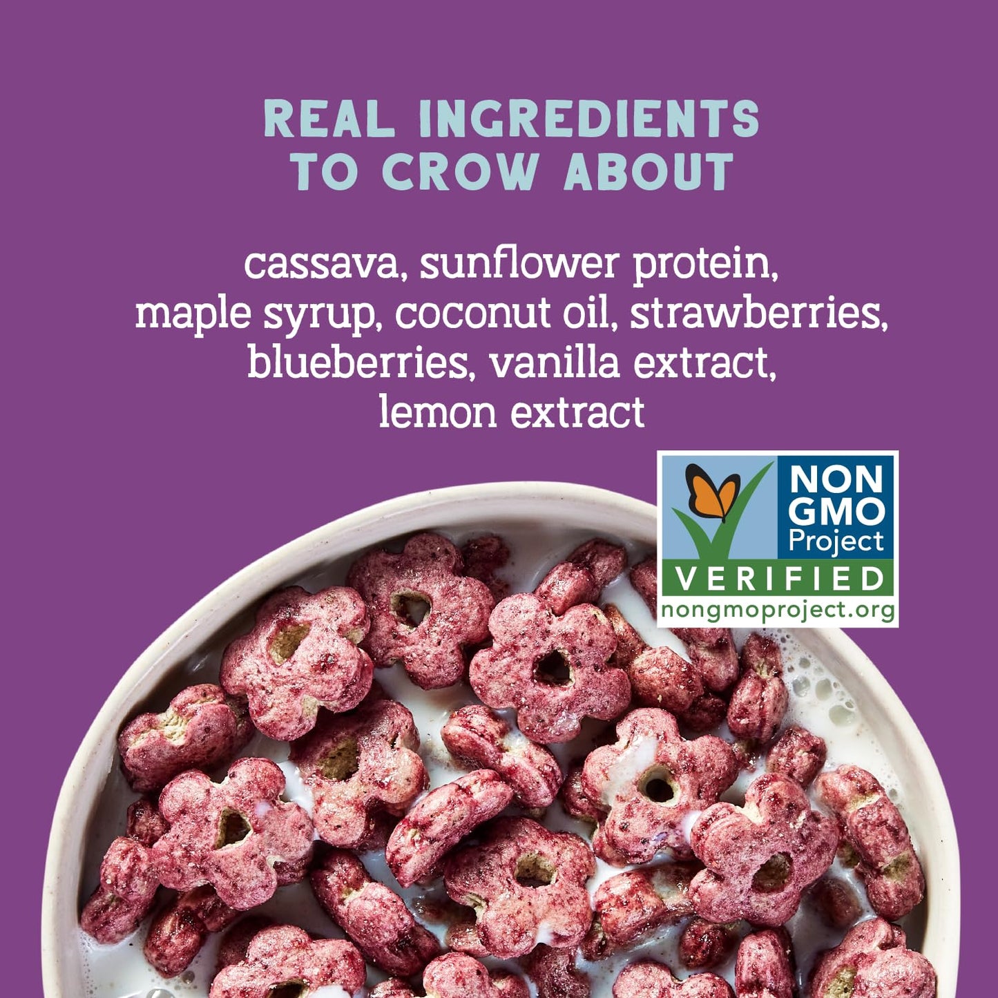 Seven Sundays Grain Free Cereal - Real Berry - 8 Oz Bag - Gluten And Grain Free, Paleo, Keto Friendly, No Refined Sugar, Vegan,