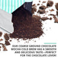 COLD BREW LAB Cold Brew Coffee, Chocolate Mocha Flavor, Dark Roast, Coarse Grind, 1 LB