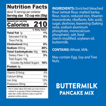 Krusteaz Light and Fluffy Buttermilk Complete Pancake Mix  Waffle and Pancake Mix  Just Add Water  32 oz Box (Pack of 8)