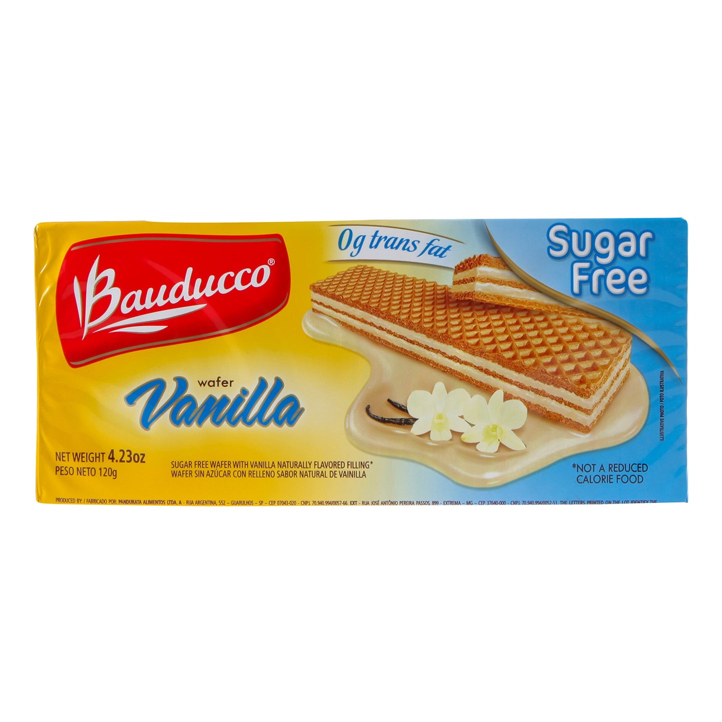 Bauducco Wafer, Sugar Free, Vanilla