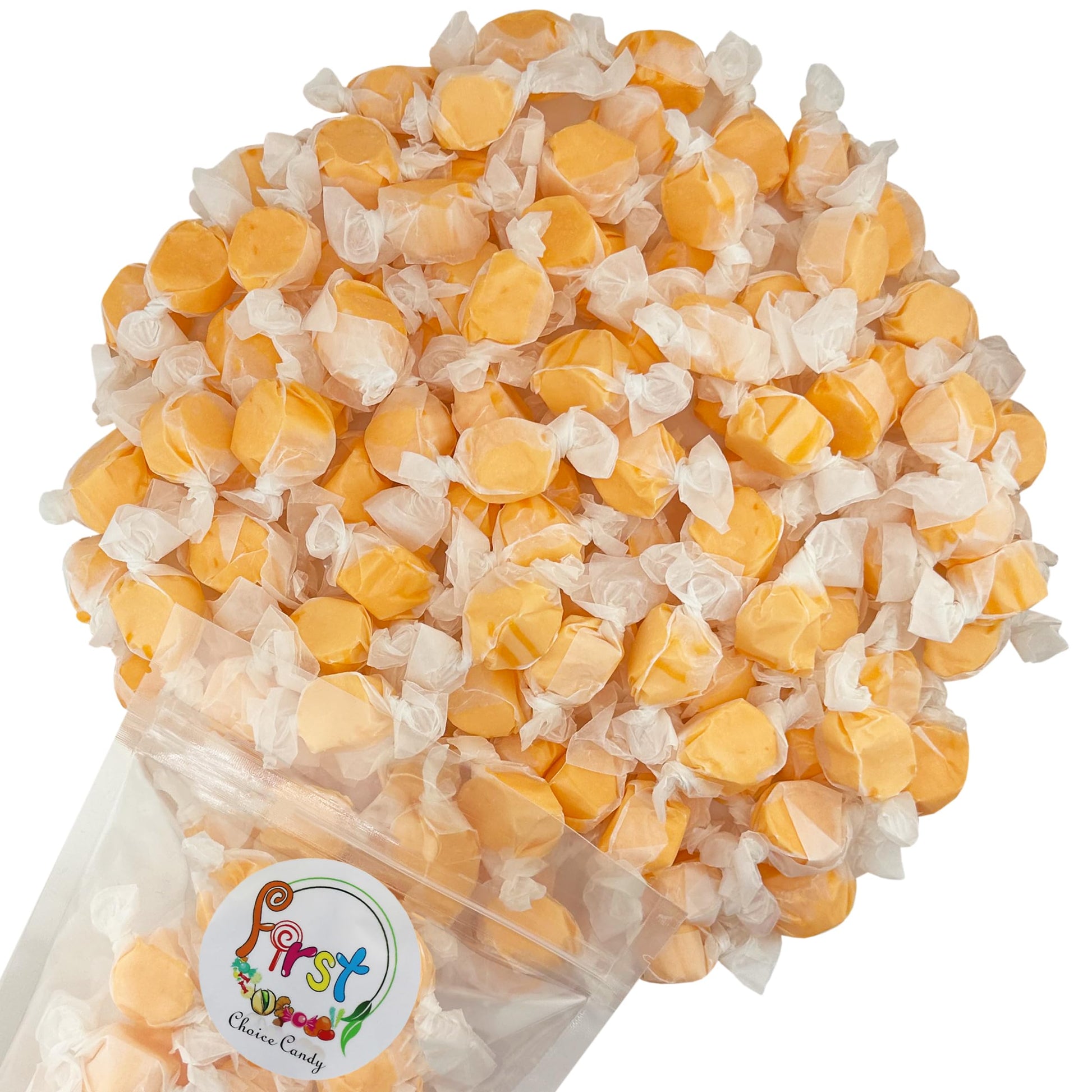 Variety Gourmet Saltwater Taffy (Tangerine, 5 Pound)