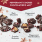 Fannie May, Enhanced Dark Chocolate, Smores Peppermint Snack Mix, Holiday Gift Bag, 5 Oz
