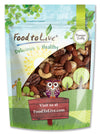Food to Live Deluxe Unsalted Nuts Mix, 8 Ounces - A Blend of Dry Roasted Pecans, Cashews, Hazelnuts, Almonds, Brazil Nuts. Oven 