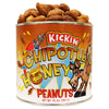 ASS KICKIN Chipotle Honey Roasted Peanuts - 12 Oz - Spicy Gourmet Snack, Model AK811