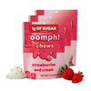 Oomph! Sweets Strawberries & Cream Low Sugar Taffy, High Fiber Vegan Candy, Low Carb, Low Calorie Snack, Keto-Friendly, Gluten F