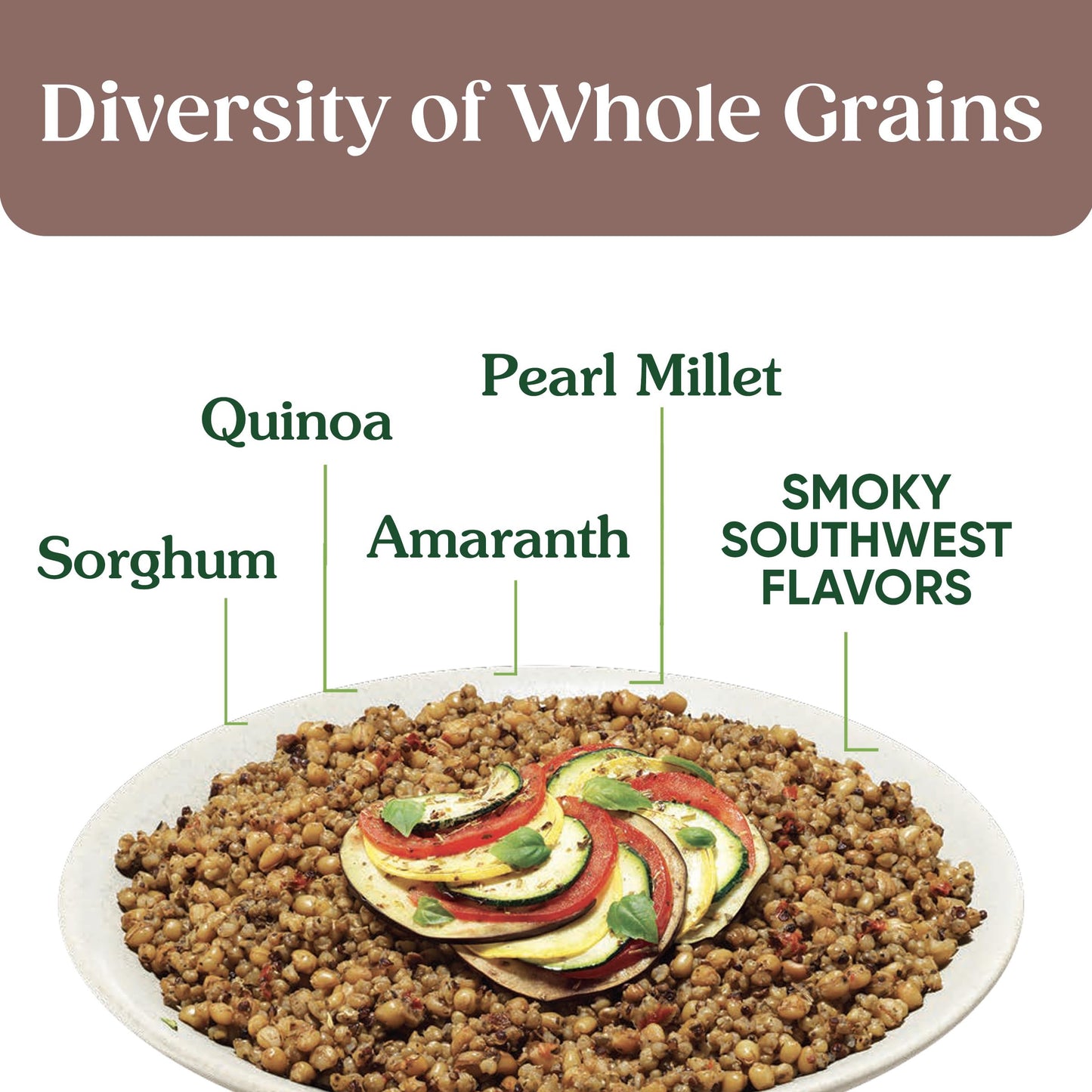 SEEDS OF CHANGE Organic Super Grains Smoky Southwest Side Dish, 8 OZ Pouch (Pack of 6)