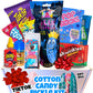 Cotton Candy Pickle Kit Valentines Day Gift Box-W/Blue Pickle, Takis, Cotton Candy Crunch, Cotton Candy Pop Rocks, Lucas Gusano 