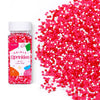 Pink Nonpareils Sprinkles, Red Pink and White Sprinkles Bulk for Cake Decorating Cupcake Baking Dessert Cookies Valentine's Deco
