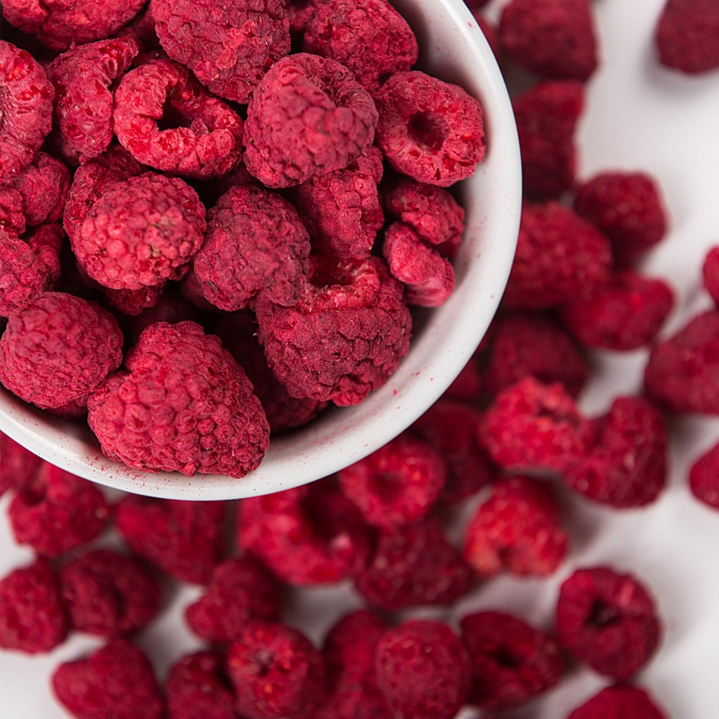 Super Garden Freeze Dried Raspberries | Crunchy Whole Berries | Freeze Dried Berries For Snacking, Topping, Or Baking | Deliciou
