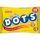 Tootsie Roll DOTS Gummy Candy, Original Flavors, Gluten Free, 55 Count Mini Boxes, Cherry, Lime, Orange, Lemon, Strawberry