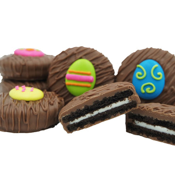 Philadelphia Candies Milk Chocolate Covered OREO Cookies Easter Egg Assortment, 8 oz