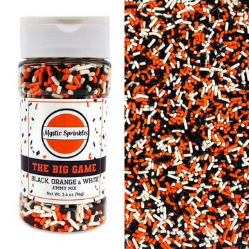 Mystic Sprinkles The Big Game Jimmy Mix 3oz Bottle (Black, Orange & White)