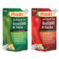 Pravin Red Chilli Thecha 100G X 4 & Green Chilli Thecha 100G X 4 - Combo Of 8