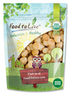 Food to Live Organic Dry Roasted Whole Macadamia Nuts with Himalayan Salt, 4 Pounds - Delicious and Nutritious Snack Made from P