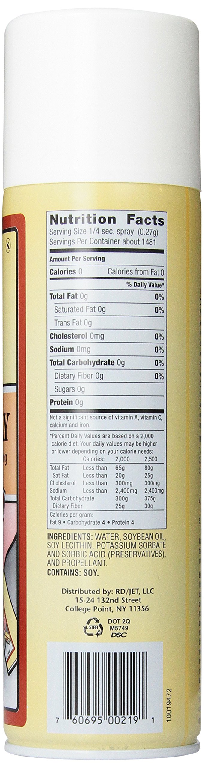 Chef'S Quality All Purpose Oil Pan Spray, 17 Ounce, 6 Count