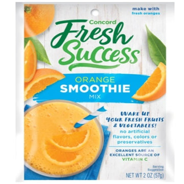 Concord Orange Smoothie Mix, 2-Ounce Packages (Pack Of 18 )