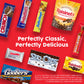 Butterfinger, CRUNCH, Baby Ruth And 100 Grand, 60 Count Candy Variety Pack, Assorted Fun Size Individually Wrapped Candy Bars, H