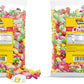 Candy Break Toffix Fruit Chews - Variety Pack of Fruit Candy with Flavored Filling, Strawberry, Apple, Watermelon, Cherry, Pinea