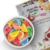 NY Spice Shop Mini Assorted Fruit Slices Candy - 8 Ounce Assorted Flavors Jelly Fruit Candy - Gummy Candy Bulk - Fruit Gummies -