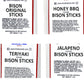 Dakota Pure Bison Meat Stick Bison Jerky Sticks, 100% Bison, Usa Bison Raised, High Protein Meat Sticks, Low Carb Snacks, Keto F