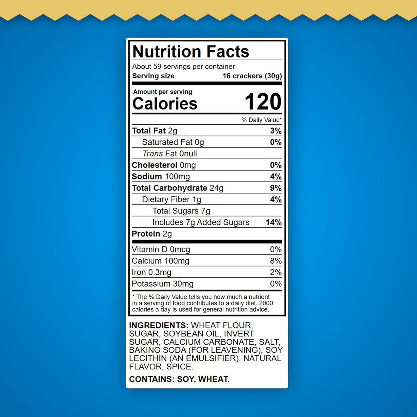 Wellsley Farms Animal Crackers 62oz. Resealable Tub.