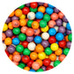 The Hampton Popcorn Company Gumballs, 0.5 Inch Mini, 560 Count, Assorted Fruit Flavors, 2lb Bulk Bag, Multicolor