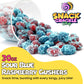 Snack Crackle Shop Sour Blue Raspberry Gushers, Best Gushers, Best Yummy Gummies, Irresistible Extra Sour Gummy Candy, Blue Rasp